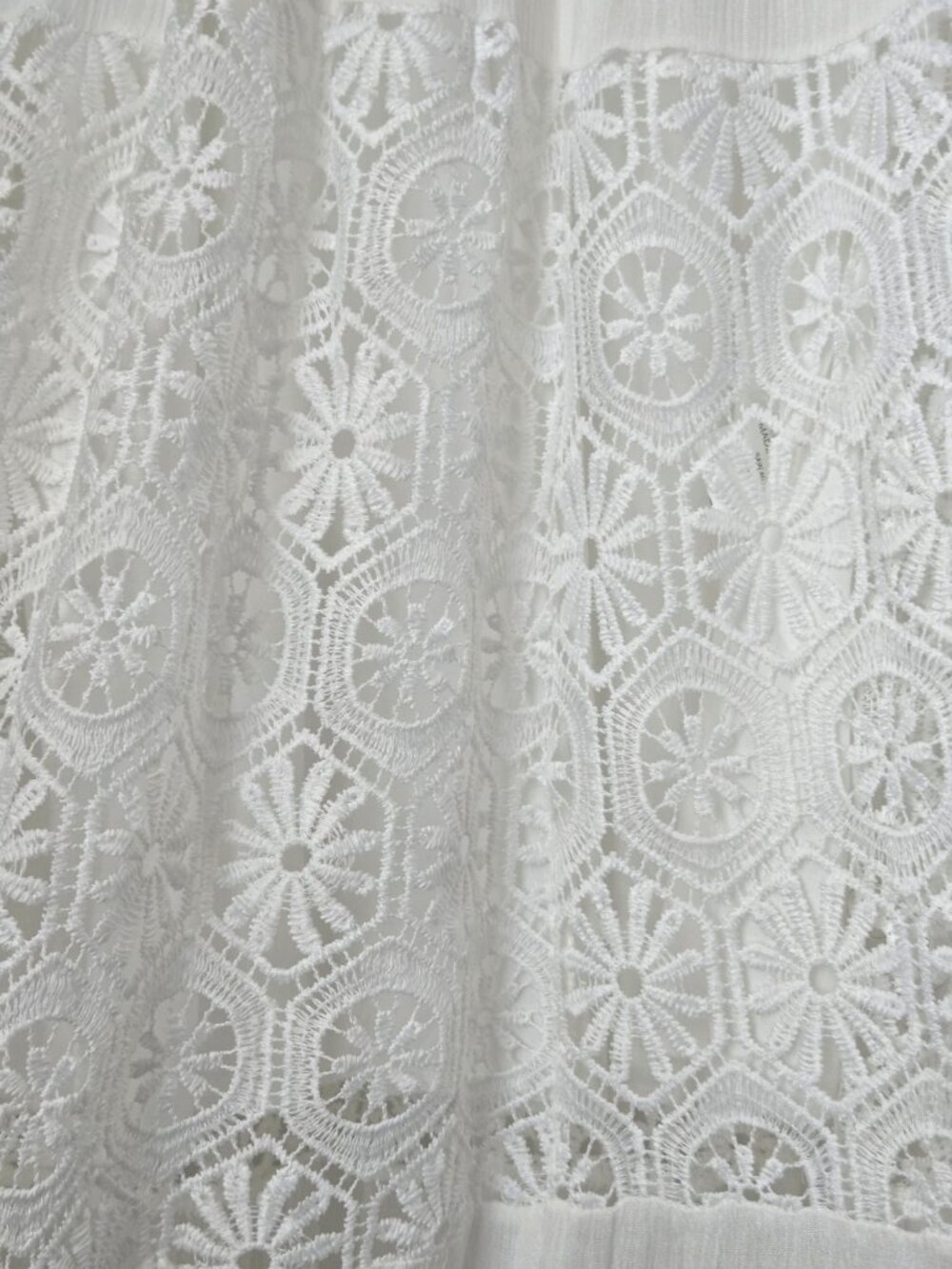 Phi Phi Star White Lace Boho Maxi Dress – Size M - Picture 9 of 9